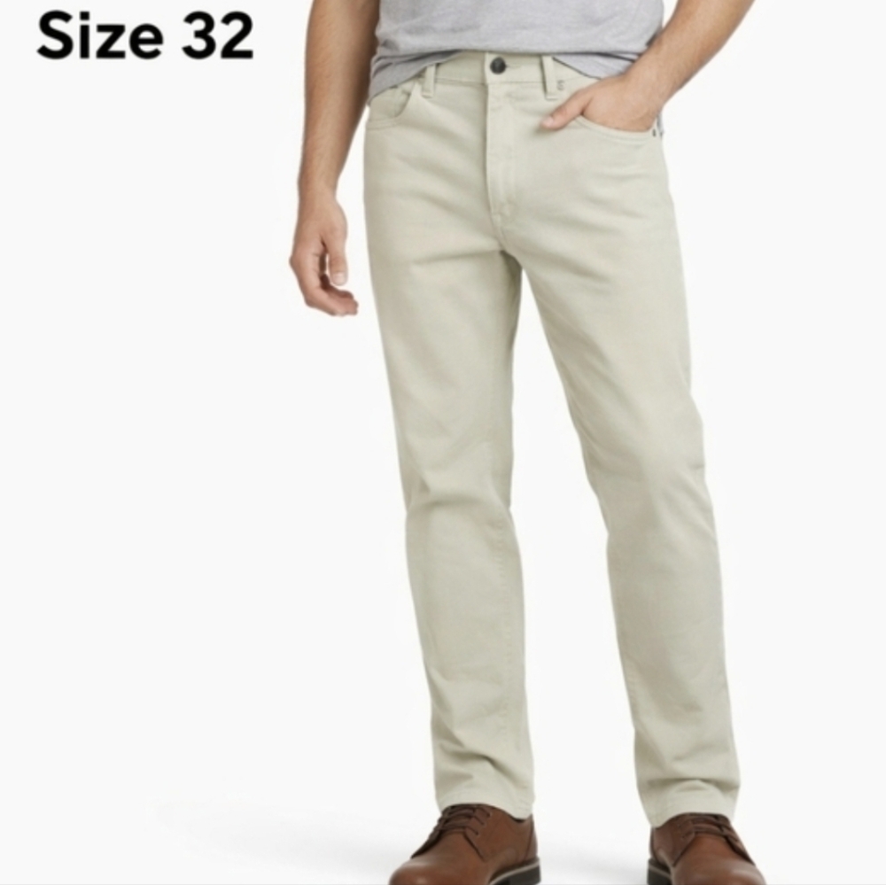 Lululemon Athletica ABC Men Light Beige Taupe Cream Size 32